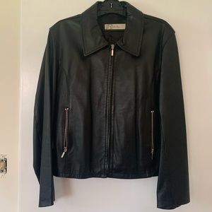 Oversized Italian Leather Jacket